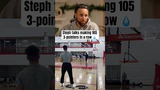 Steph on when he made 105 straight 3s 🤯 (via @Complex, @speedymorman, @warriors)