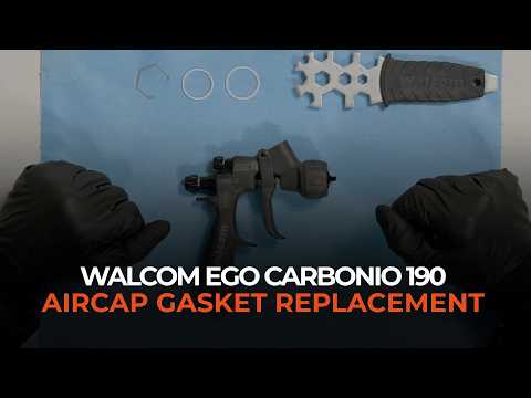 Мини-краскопульт Walcom EGO CABONIO 190 HVLP ИТАЛИЯ - фото 1 - id-p2602644981