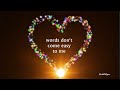 WORDS DON'T COME EASY - ( F. R. DAVID / Lyrics )