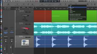 Logic Pro X - Video Tutorial 13 - Drag Modes (Overlap, No Overlap, X-Fade, Shuffle) and Nudge Values