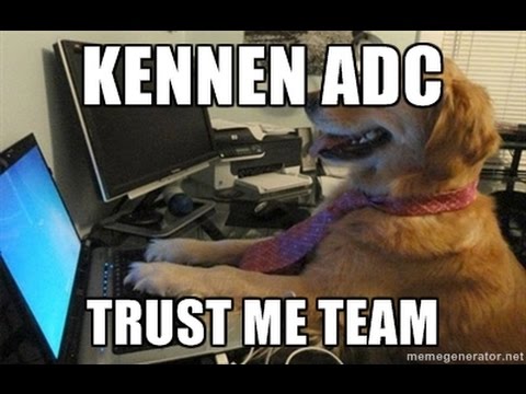 Stormz as Kennen ADC vs Caitlyn Preseason 5 (Gold Elo) "Trust me team"