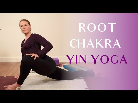 Root Chakra Yin Yoga | 40 min Yin for Feet, Legs & Hips 🌱