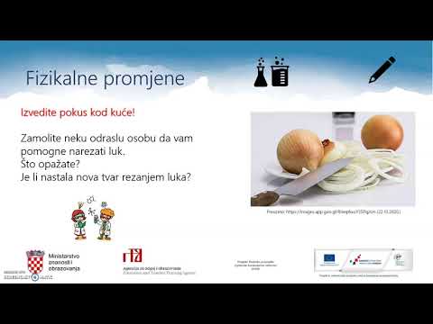 Kemija 7.r. OŠ - Fizikalne promjene tvari