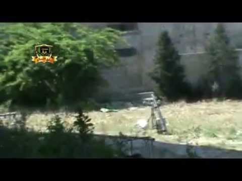 استهداف كتيبة بيارق الإسلام بقذائف الهاون معمل الزجاج وفرع الجوية في بلدة السبينة في ريف دمشق