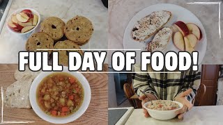 FULL DAY OF FOOD! | Simple meal prep for breakfast, lunch, and dinner!