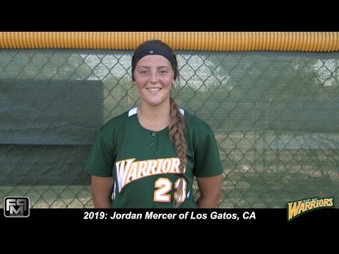 2019 Jordan Mercer Pitcher Softball Skills Video - West Bay Warriors