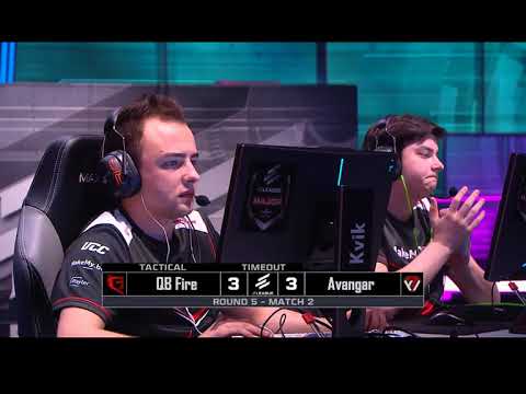 Avangar vs Quantum Bellator Fire - Bo1 - Map Train - ELEAGUE Major 2018 Main Qualifier