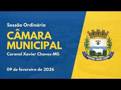 Sessão Ordinária - Câmara Municipal de Coronel Xavier Chaves - 23-02-2026