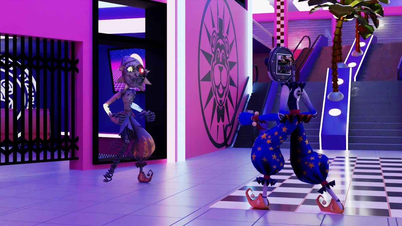 Eclipse meets Moon [FNAF SB RUIN/Blender]