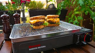 BUTSIR Tragbarer Grill im Praxistest / Camping Gasgrill für Kartuschen