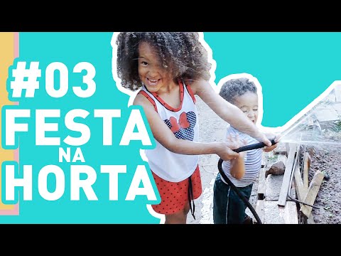 #03 - MOLHANDO A HORTA E A ROUPA COM A MANGUEIRA