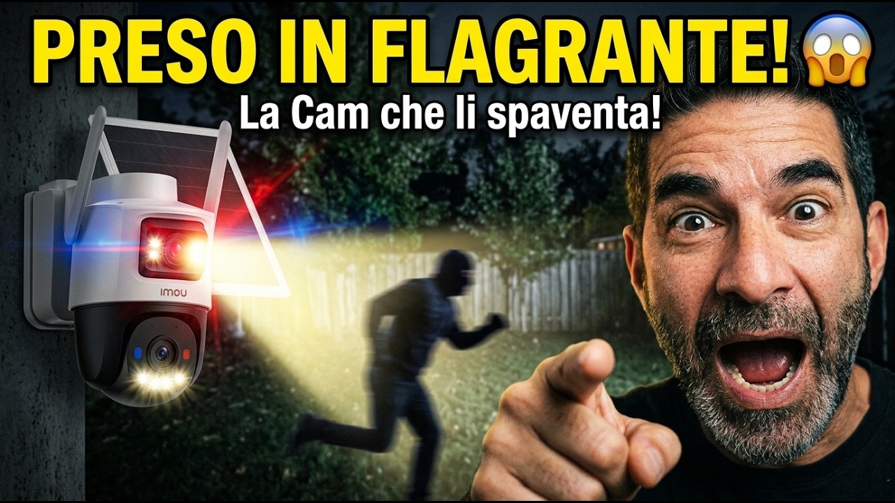 Una Telecamera con Due Occhi: Protegge Casa Anche Senza Corrente