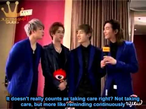 [Eng Sub] 131230 M4M - Sina Interview