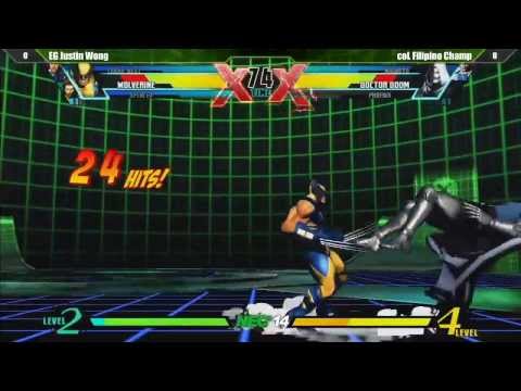 NEC 2013 UMVC 3 Losers Finals   coL  Filipino Champ vs  EG Justin Wong