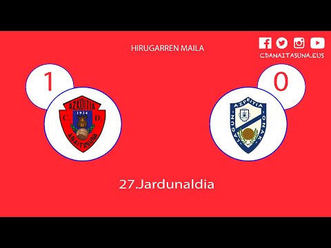 Anaitasuna 1-0 Lagun Onak (27.Jardunaldia)