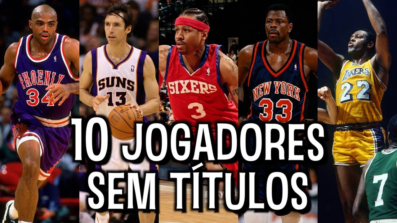 Os 10 MAIORES jogadores da NBA que NUNCA foram CAMPEÕES!
