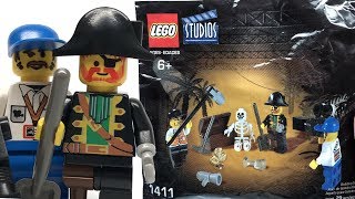 LEGO Studios Pirates Treasure Hunt review! 2001 polybag 1411! by just2good