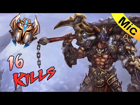 GETTING 16 KILLS IN CHALLENGER! (Tryndamere Vs Viktor | MID | EUW Challenger | 12.11)