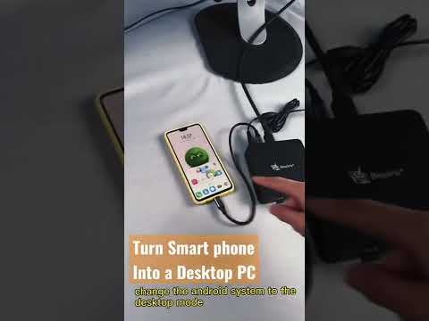 How to turn Smartphone into a desktop PC with Beelink Docking Station #shorts #tech #gadgets #phone