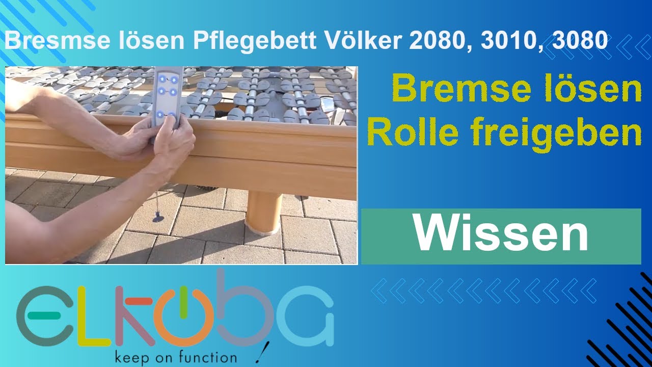Tipp für Tastenkombination Freigabe Laufrollen Pflegebett Völker 2080, 3010, re-upload aus 2018