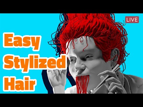 Create DETAILED Stylized Hair in Blender 3D WITHOUT Curves