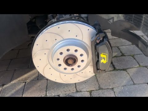 How To Replace Front and Rear Brake Discs and Brake Pads | Golf R