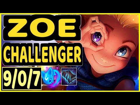 EVROT (ZOE) - 9/0/7 KDA CHALLENGER GAMEPLAY - BR