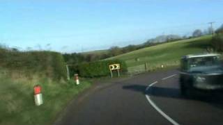 preview picture of video 'B02-ex bishops tawton A377 - chulmleigh and B3227  towards south molton.avi'