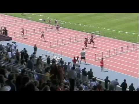 Varsity Girls 100m Hurdles Prelims Heat 2 CHSAA City Championships 5-23-2009