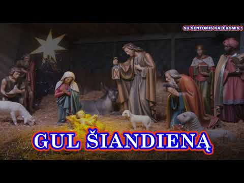 GUL ŠIANDIENĄ ( II var. melodija su žodžiais - karaoke)