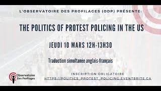 The politics of protest policing in the US - français