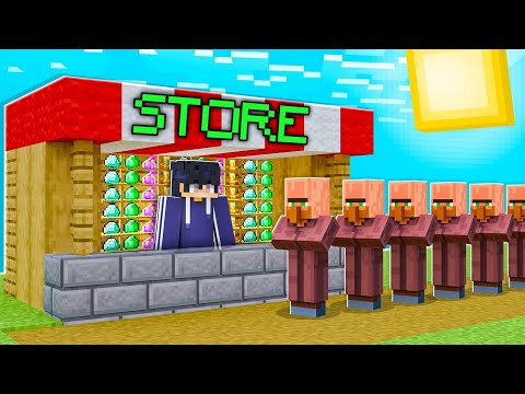 Why I Opened a STORE in BILLIONAIRE Only Server (Minecraft #2)