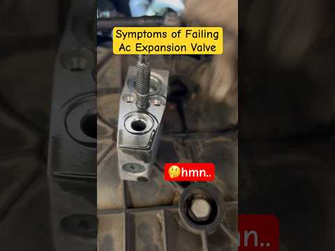 Symptoms of failing ac expansion valve ? #youtubeshorts #shorts #tips #airconditioner