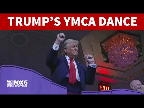 WATCH: President Trump dances to 'YMCA' at the FIFA World Cup draw