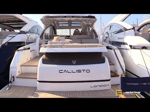 2019 Fairline Targa 53 Open Yacht - Deck and Interior Walkaround - 2018 Cannes Yachting Festival