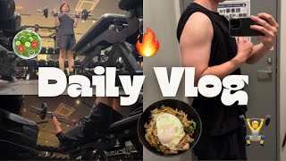 筋トレ初心者の休日🔰腕トレしてチンジャオロース作る#筋トレ#自炊#一人暮らし