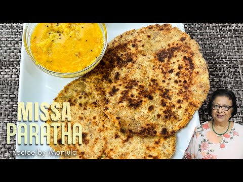 Missa Paratha | Kala Chana Paratha Roti | Chana Kala Paratha Recipe by Manjula