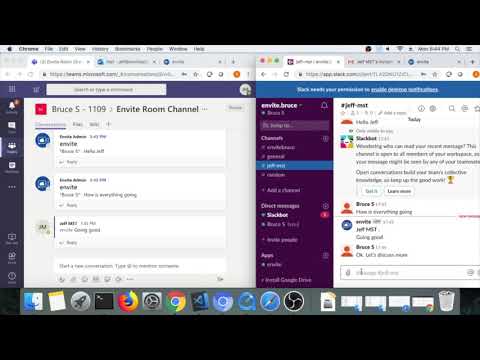 Slack- MSFT Teams with Vidyo