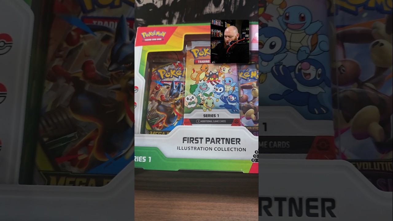 Opening another Pokémon First Partner Illustration Collection box!