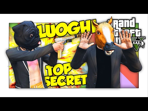 I 3 LUOGHI PIÙ SEGRETI DI GTA ONLINE! - GTA 5 ITA Funny Moments w/ Lucazz AnItalianNoob