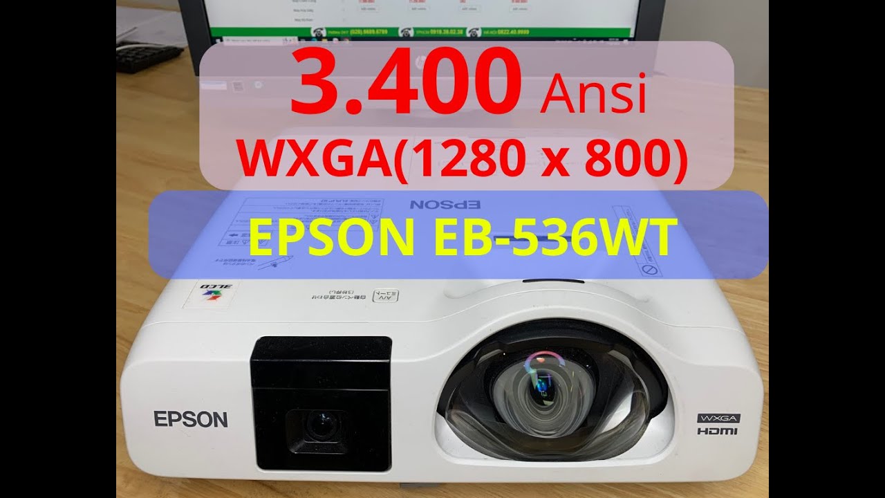 Máy Chiếu Cũ EPSON EB-536WT giá rẻ (VEPF710165L)