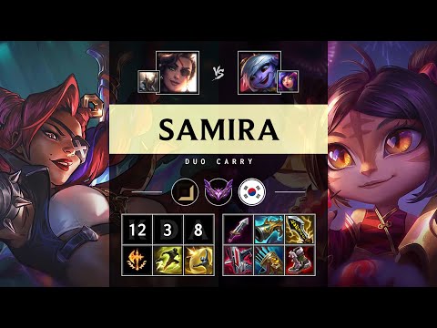 Samira ADC vs Tristana - KR Master Patch 25.07