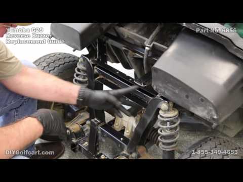 Part of a video titled Yamaha Reverse Buzzer | G19 | G22 | G29 Drive Golf Cart - YouTube