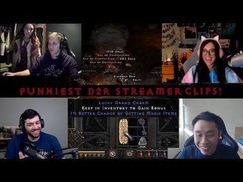 D2R CLIPS #23 - HE SOLD HIS BEST CHARM, GIRLFRIEND WALKED IN ON HIM, RAREST DROPS & MORE!