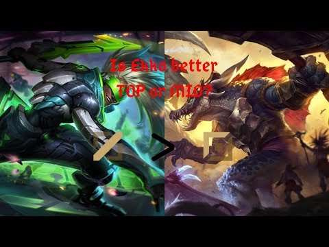 Mid laners Top? Renekton vs Ekko TOP! Season 9! - League of Legends