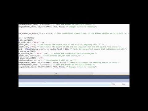 Visual C++ 2010 Win32 GUI Tutorial ~ Imaginary Numbers Calculator (Part 5)