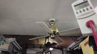 Calcutta Ceiling Fan by Corbett Lighting, White/Ornate/Stencil, 48" Cane Wing Tip Blades