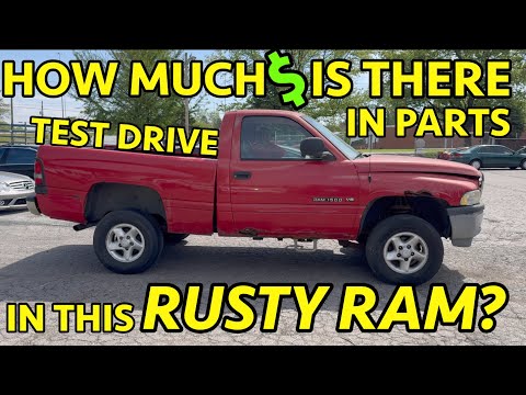 NON REPAIRABLE? $600 '99 RAM 1500 Has A 'BAD’ Frame. How Will I Do Parting This Out? TEST EVERYTHING