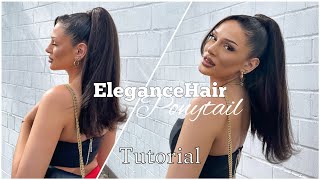 Elegance-Hair Ponytail anbringen Tutorial | Selenay