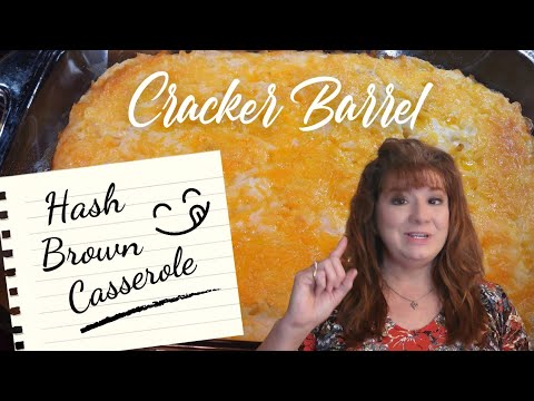 Carcker Barrel Hash Brown Potato Casserole | Christmas Breakfast Classic